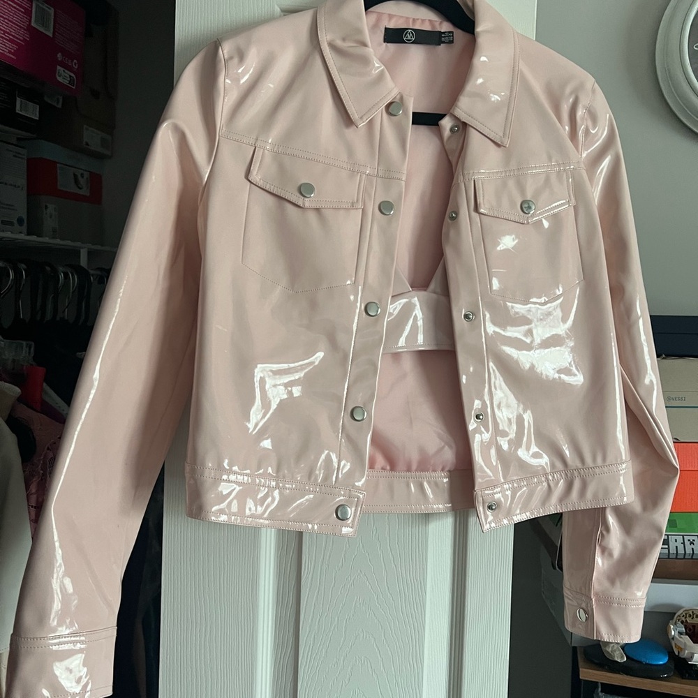 Misguided 3-piece set (top, jacket, skirt)